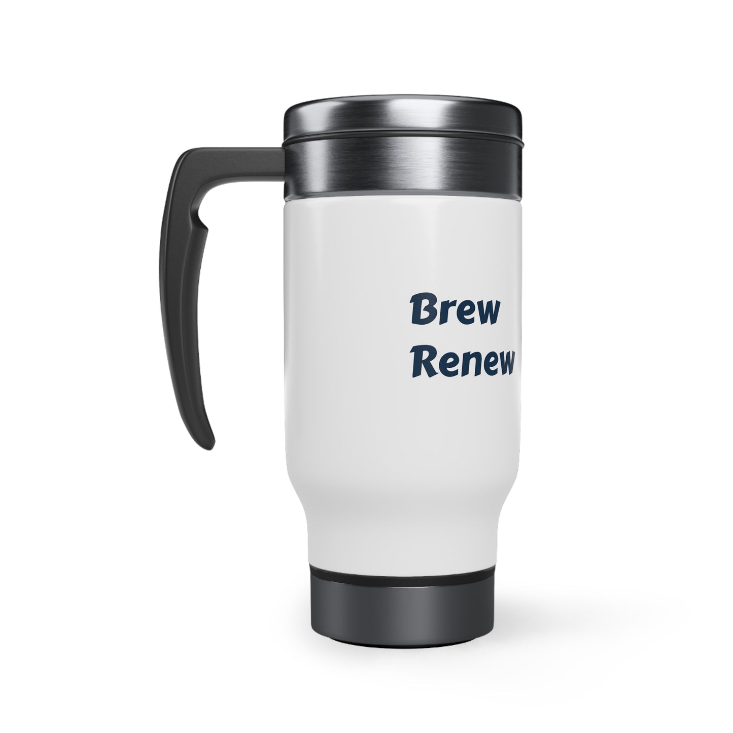 Brew-Renew Stainless Steel Travel Mug with Handle, 14oz