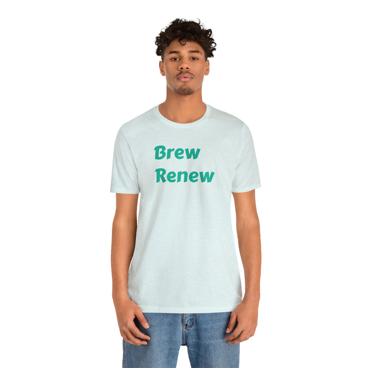 Brew-Renew Jersey Short Sleeve Tee (Unisex)
