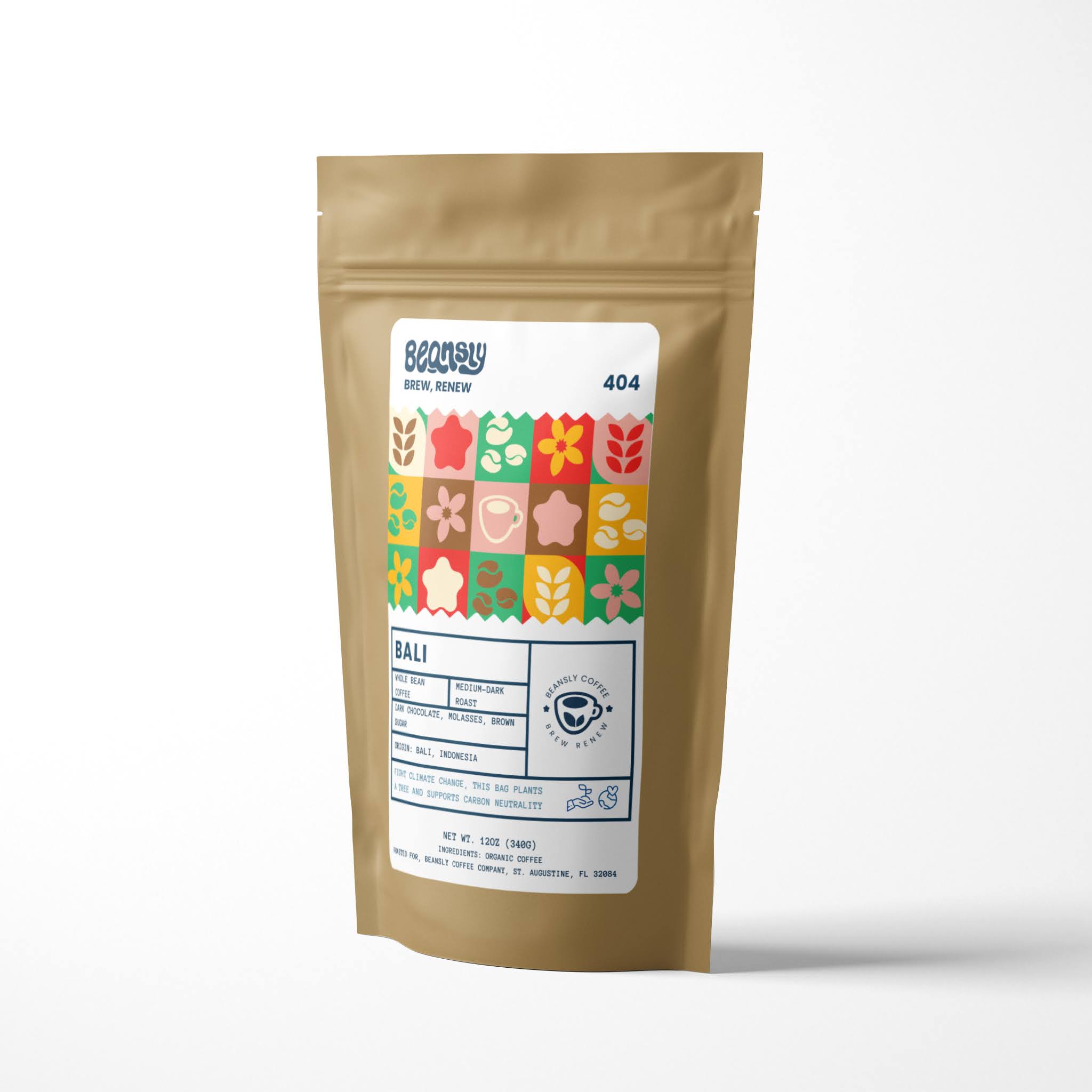 404 Bali (Organic) - Beansly Coffee Company
