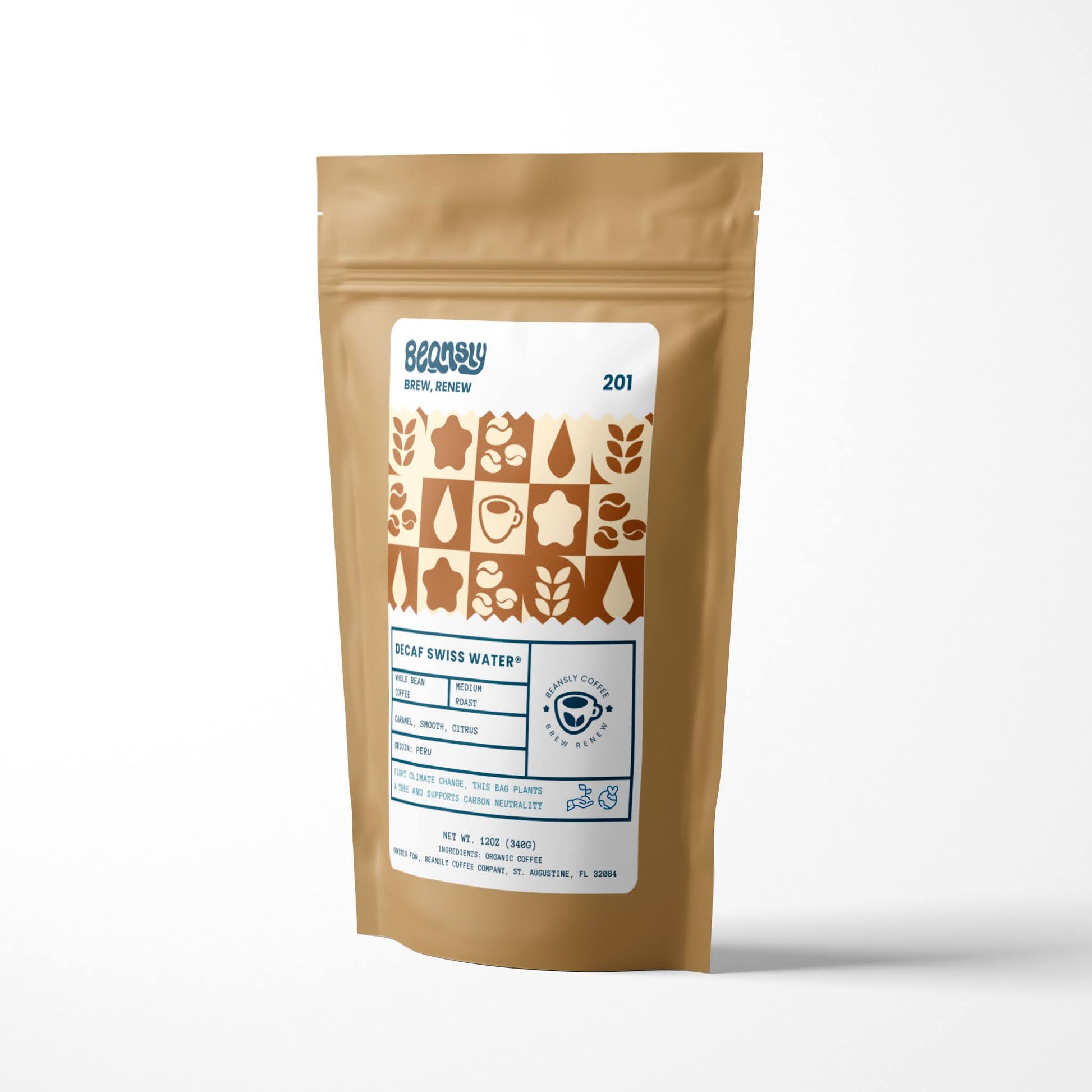 Swiss Water® Decaf (Organic) - Beansly Coffee Company